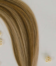 Load image into Gallery viewer, 8 Piece Clip-In Human Hair Extensions 100g-150g Brown Sugar (#4/27)