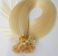 Load image into Gallery viewer, Keratin U Tip Human Hair Extensions Powdered Sugar (#60)