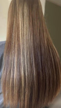 Load image into Gallery viewer, Tape hair extensions highlights Brown Sugar (#4/27)