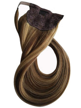 Load image into Gallery viewer, Clip-In Ponytail Hair Extensions Brown Sugar (#4/27)