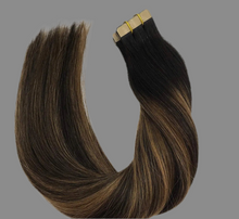 Load image into Gallery viewer, ⭐️NEW ⭐️Tape Ins Human Hair Extensions - #(2/6/2) Dubai Chocolate