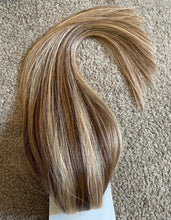 Load image into Gallery viewer, 8 Piece Clip-In Human Hair Extensions 100g-150g Brown Sugar (#4/27)