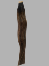 Load image into Gallery viewer, ⭐️NEW ⭐️Tape Ins Human Hair Extensions - #(2/6/2) Dubai Chocolate
