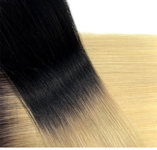 Load image into Gallery viewer, Tape hair extensions ombré Cookies and cream(#1/613)