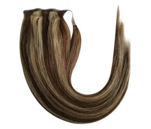 Load image into Gallery viewer, Clip-In Ponytail Hair Extensions Brown Sugar (#4/27)