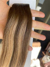 Load image into Gallery viewer, ⭐️NEW ⭐️Tape Ins Human Hair Extensions - #(4-27-4) American Espresso