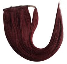 Load image into Gallery viewer, Clip-In Ponytail Hair Extensions Red Wine (#99j)
