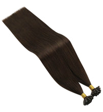Load image into Gallery viewer, Keratin U Tip Dark Brown Hair Extensions Mocha (#2 )
