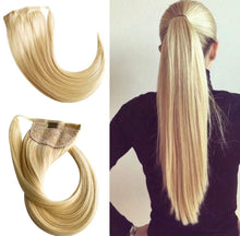 Load image into Gallery viewer, Clip-In Ponytail Hair Extensions Powdered Sugar (#60)