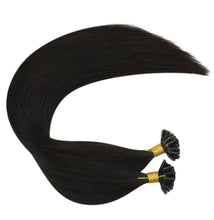 Load image into Gallery viewer, Keratin U Tip Natural Black Midnight ( #1B )