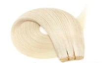 Load image into Gallery viewer, Weft hair extensions Vanilla Frosting (#60A)