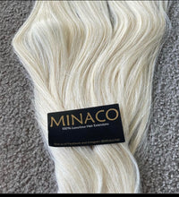 Load image into Gallery viewer, Weft hair extensions Vanilla Frosting (#60A)