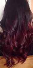 Load image into Gallery viewer, Ombré ombre black ( #1b /burgundy)