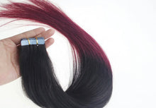 Load image into Gallery viewer, Ombré ombre black ( #1b /burgundy)