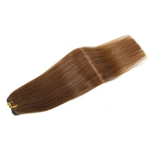 Load image into Gallery viewer, Weft hair extensions Brownie Batter (#6)
