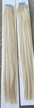 Load image into Gallery viewer, Tape hair extensions Vanilla Frosting (#60A)