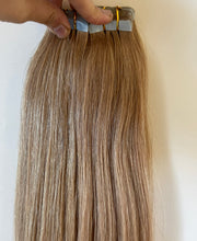 Load image into Gallery viewer, Tape hair extensions Dirty Blonde (#16)