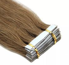 Load image into Gallery viewer, Tape hair extensions Ash brown (#10)