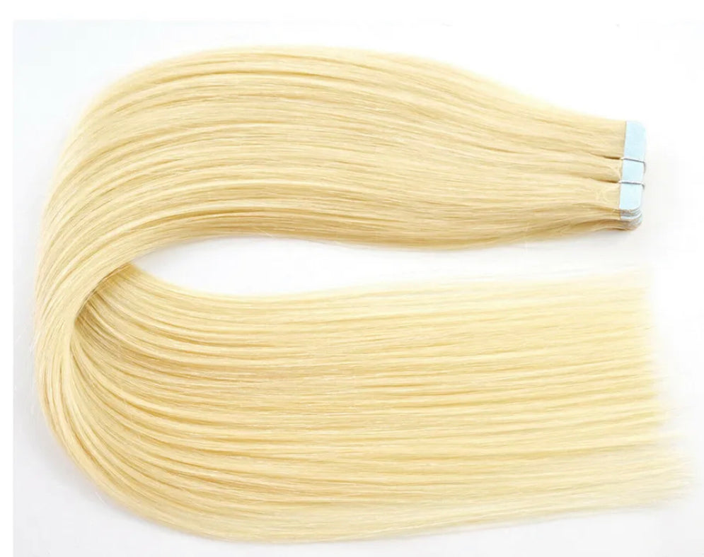 Tape hair extensions Beachy Blonde (#613)