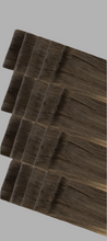 Load image into Gallery viewer, Invisible Tape Hair Extensions (#4-27-4) American Espresso
