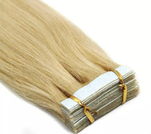 Load image into Gallery viewer, Tape hair extensions Beachy Blonde (#613)
