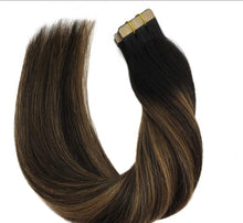 Load image into Gallery viewer, ⭐️NEW ⭐️Tape Ins Human Hair Extensions - #(2/6/2) Dubai Chocolate
