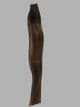 Load image into Gallery viewer, ⭐️NEW ⭐️Tape Ins Human Hair Extensions - #(2/6/2) Dubai Chocolate
