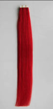 Load image into Gallery viewer, Tape hair extensions On Fire ( Red)
