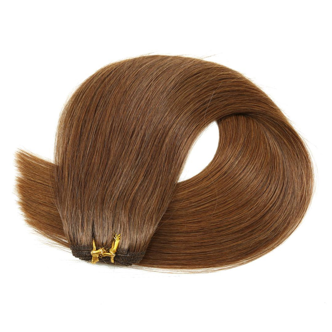 Weft hair extensions Brownie Batter (#6)