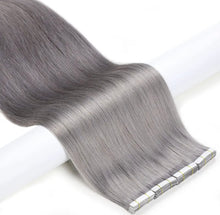 Load image into Gallery viewer, Tape Hair Extensions  STORM ( #GREY)
