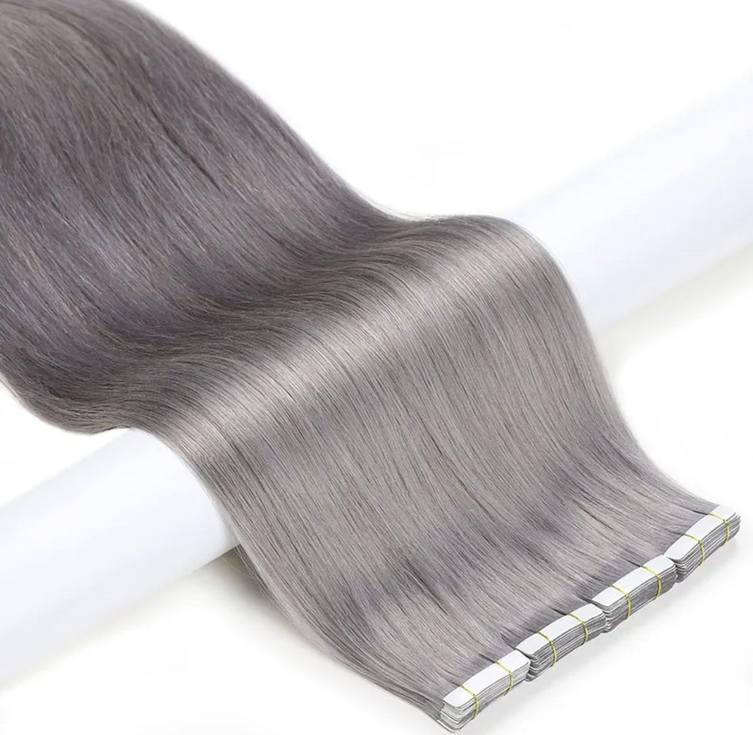 Tape Hair Extensions  STORM ( #GREY)