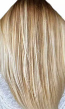 Load image into Gallery viewer, Tape Hair Extensions highlights #CARAMEL SWIRL (27/613)
