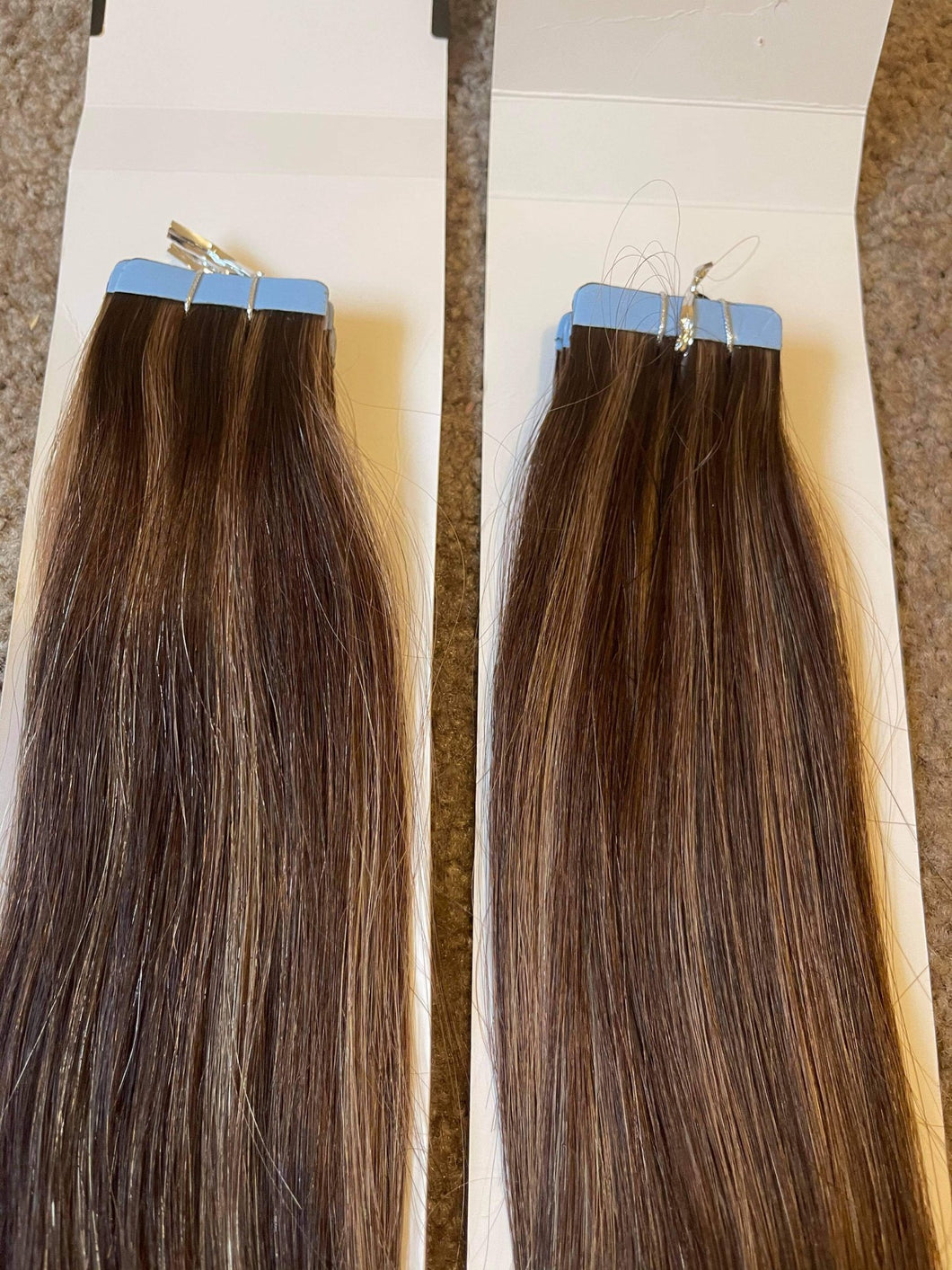 Tape hair extensions Balayage Highlights (#2/8)