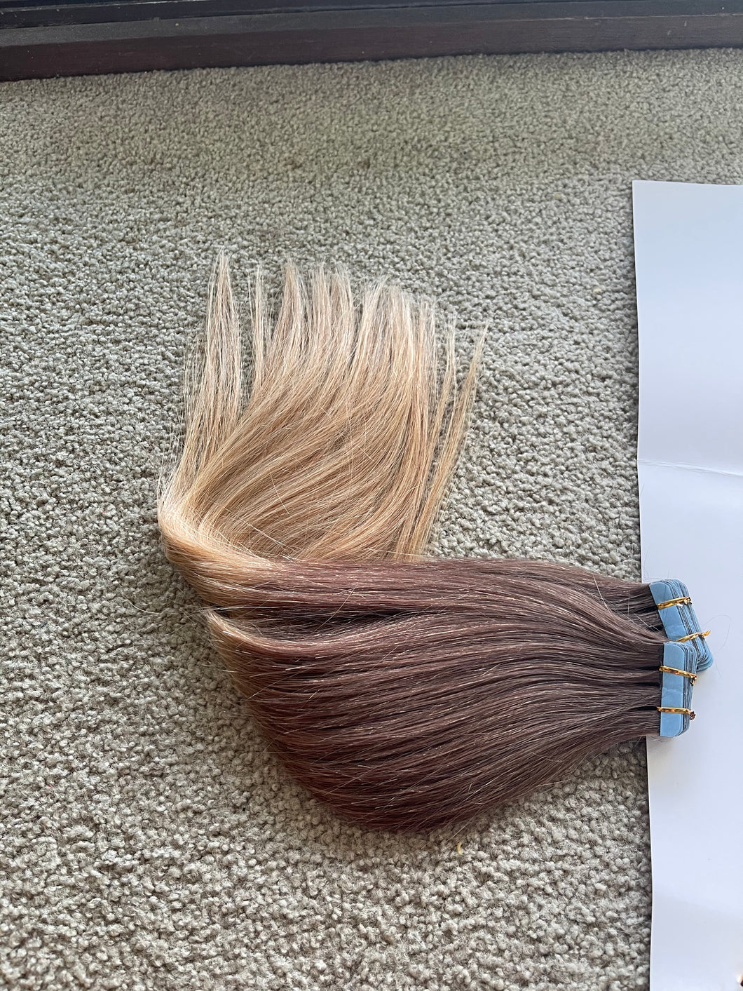 Tape hair extensions Butterscotch (#6/20)