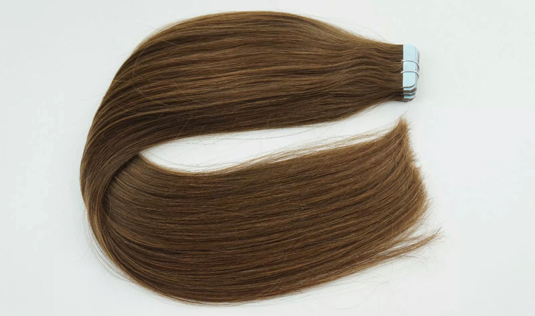 Tape hair extensions Brownie Batter (#6)